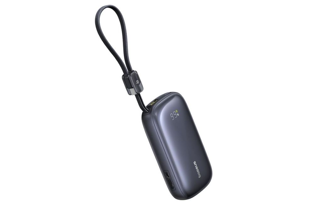 Pin sạc dự phòng 20000mAh Type C PD QC 3.0 45W Baseus Qpow 3 Ultra PPFLS-2045 kèm Cáp Lightning và Type C Màu Đen