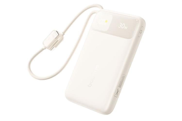 Pin sạc dự phòng 10000mAh Type C PD QC 3.0 30W Baseus Comet Pro E0027X kèm Cáp Lightning và Type C