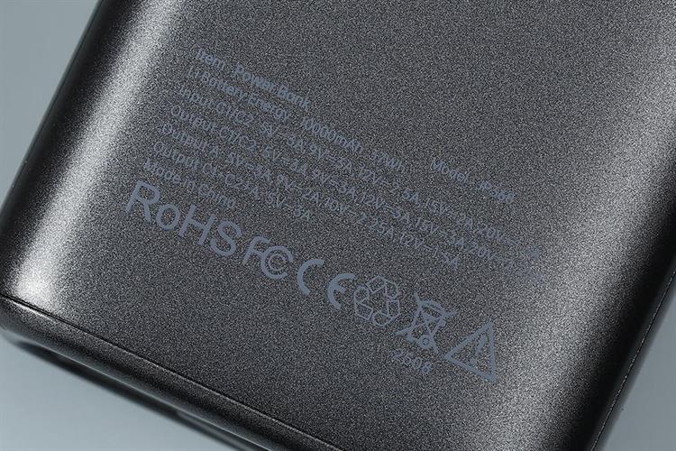 Pin sạc dự phòng 10000mAh Type C PD QC 3.0 45W Xmobile JP368 kèm Cáp Dây Rút Type C Màu Xám