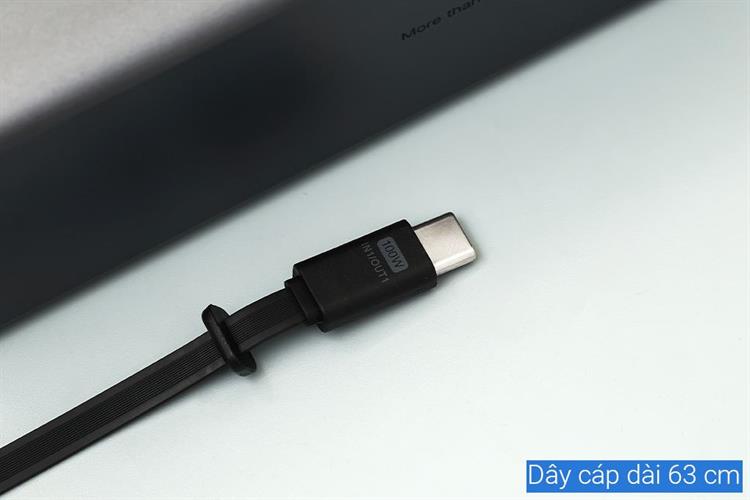 Pin sạc dự phòng 20000mAh Type C PD QC 3.0 165W Ugreen PB726 kèm Cáp dây rút Type C Màu Xám