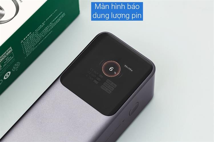 Pin sạc dự phòng 20000mAh Type C PD QC 3.0 165W Ugreen PB726 kèm Cáp dây rút Type C Màu Xám