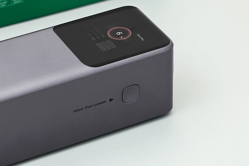 Pin sạc dự phòng 20000mAh Type C PD QC 3.0 165W Ugreen PB726 kèm Cáp dây rút Type C Màu Xám