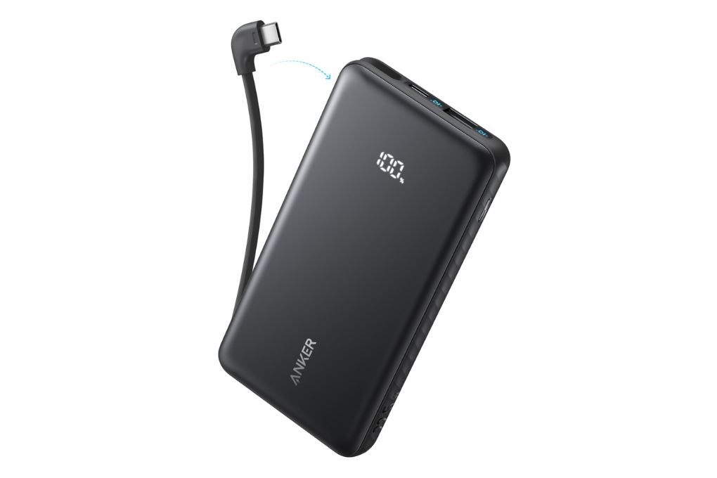 Pin sạc dự phòng 10000mAh Type C PD QC 3.0 22.5W Anker Zolo A110D kèm Cáp Type C Màu Đen