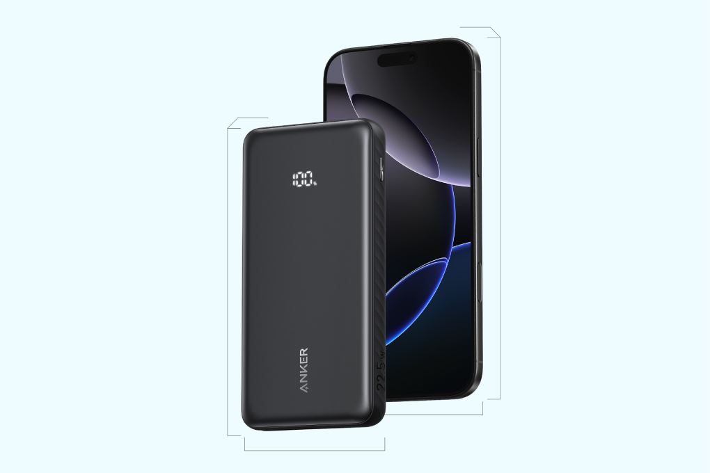 Pin sạc dự phòng 10000mAh Type C PD QC 3.0 22.5W Anker Zolo A110D kèm Cáp Type C Màu Đen