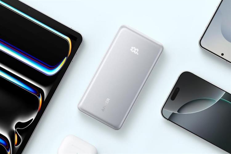 Pin sạc dự phòng 10000mAh Type C PD QC 3.0 22.5W Anker Zolo A110D kèm Cáp Type C Màu Trắng