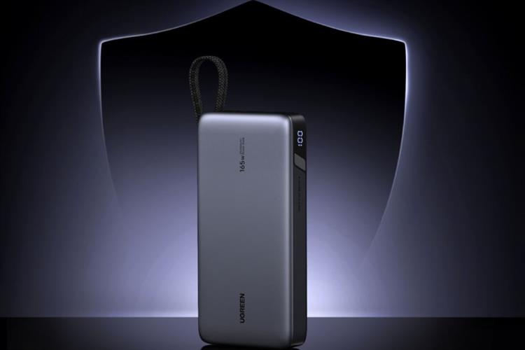 Pin sạc dự phòng 25000mAh Type C PD QC 3.0 165W Ugreen PB552 kèm Cáp Type C Màu Xám