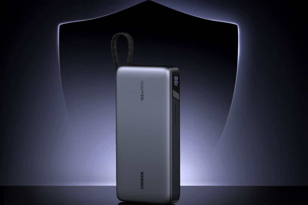 Pin sạc dự phòng 25000mAh Type C PD QC 3.0 165W Ugreen PB552 kèm Cáp Type C Màu Xám