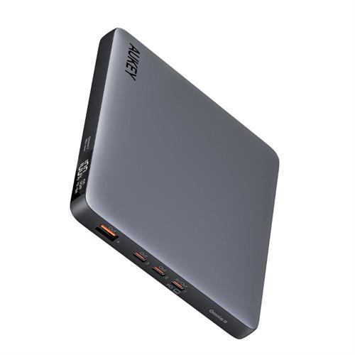 Pin sạc dự phòng Polymer 20000mAh Type C PD QC 3.0 100W Aukey PB-Y44 Sprint X Màu Xám