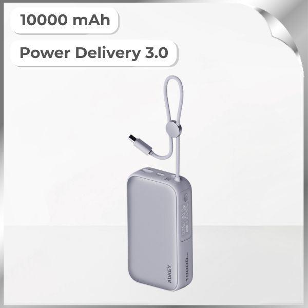 Aukey 30W PB-Y47 - Xám Bạc