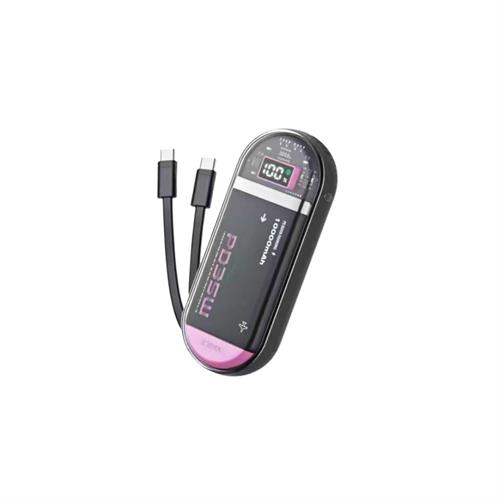 Pin sạc dự phòng Polymer 10000mAh Type C PD 35W IDMIX P15SE kèm cáp Type-C - Đen Hồng Màu Đen hồng