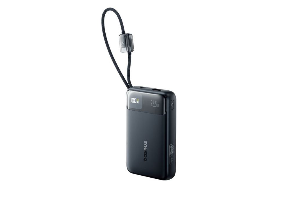 Pin sạc dự phòng 20000mAh Type C PD QC 3.0 22.5W Baseus EnerFill FC11 E0027S kèm Cáp Lightning và Type C Màu Đen