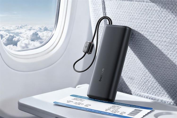 Pin sạc dự phòng 25000mAh Type C PD QC 3.0 145W Baseus EnerFill FC41 E0028H kèm Cáp Type C Màu Đen