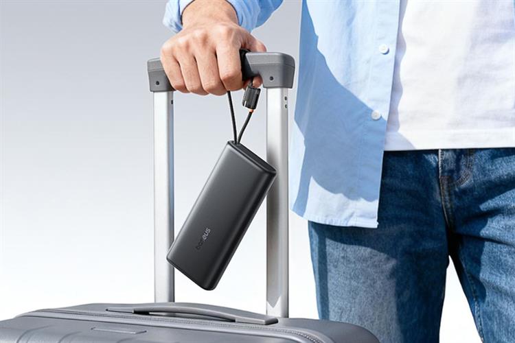 Pin sạc dự phòng 25000mAh Type C PD QC 3.0 145W Baseus EnerFill FC41 E0028H kèm Cáp Type C Màu Đen