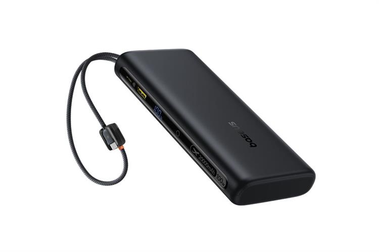 Pin sạc dự phòng 20000mAh Type C PD QC 3.0 100W Baseus EnerFill FC41 E0028N kèm Cáp Type C Màu Đen