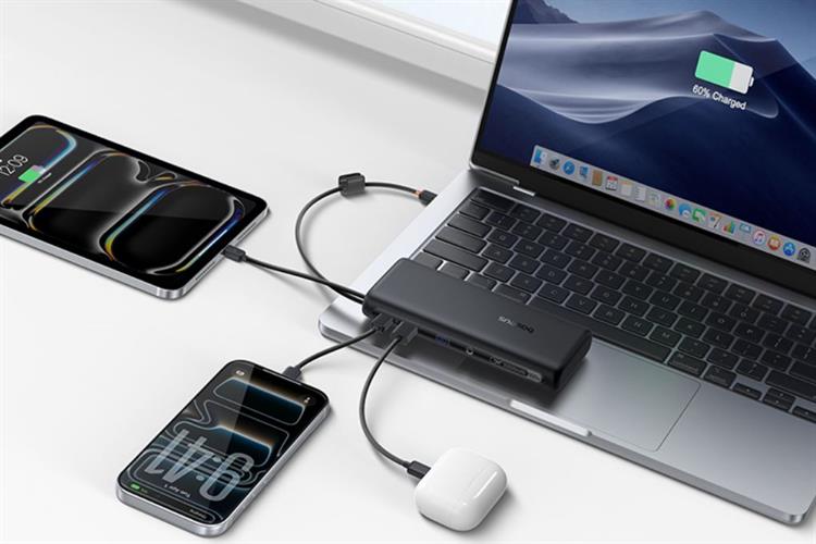 Pin sạc dự phòng 20000mAh Type C PD QC 3.0 100W Baseus EnerFill FC41 E0028N kèm Cáp Type C Màu Đen