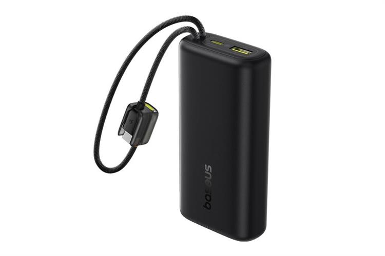 Pin sạc dự phòng 10000mAh Type C PD QC 3.0 67W Baseus EnerFill FC41 E0028P kèm Cáp Type C Màu Đen