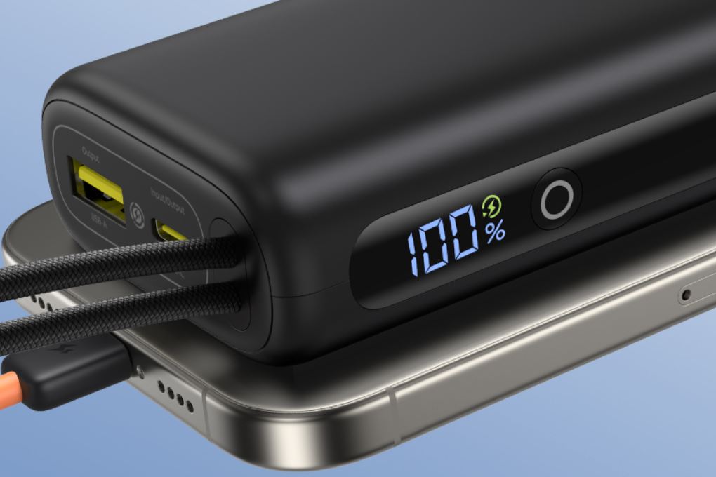 Pin sạc dự phòng 10000mAh Type C PD QC 3.0 67W Baseus EnerFill FC41 E0028P kèm Cáp Type C Màu Đen