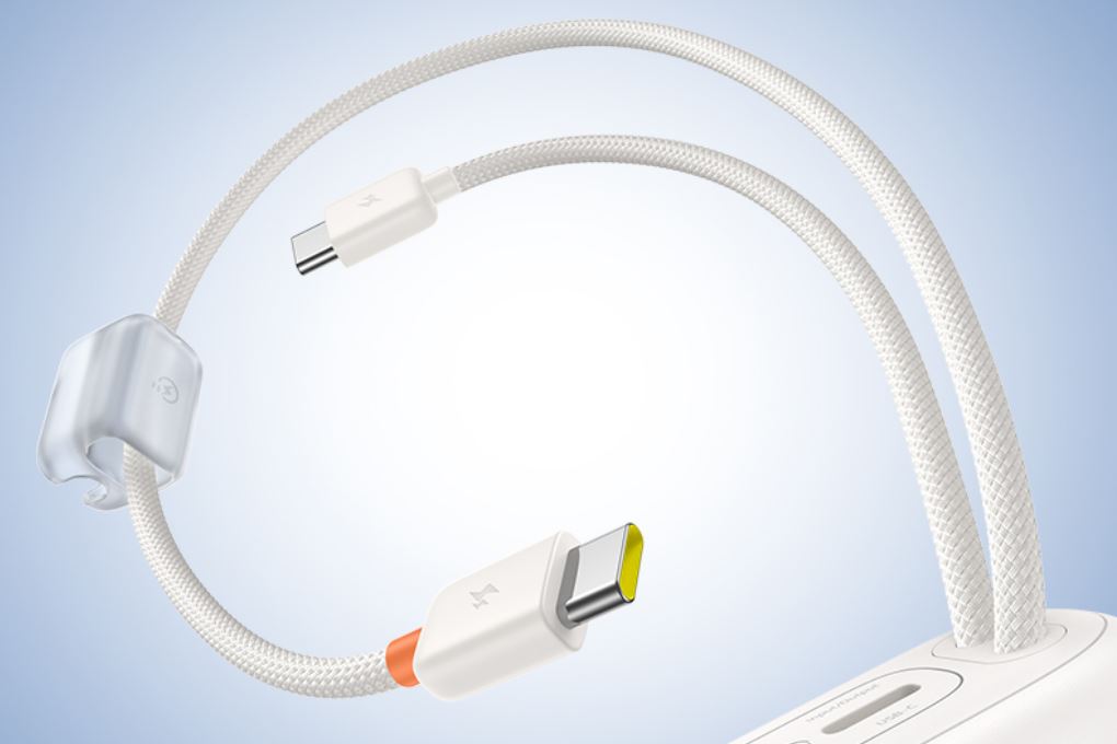 Pin sạc dự phòng 10000mAh Type C PD QC 3.0 67W Baseus EnerFill FC41 E0028P kèm Cáp Type C Màu Trắng