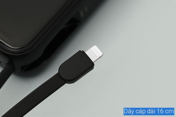 Pin sạc dự phòng Polymer 20000mAh Type C PD QC 3.0 30W Xmobile JP313 kèm Cáp Lightning và Type C Màu Đen