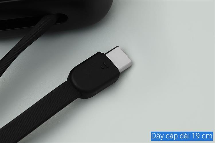 Pin sạc dự phòng Polymer 20000mAh Type C PD QC 3.0 30W Xmobile JP313 kèm Cáp Lightning và Type C Màu Đen