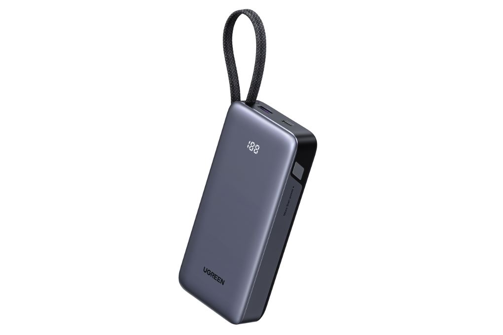 Pin sạc dự phòng 20000mAh Type C PD QC 3.0 30W Ugreen PB528 kèm Cáp Type C Màu Xám