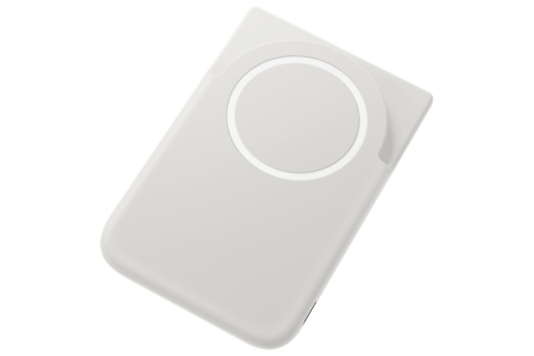 Pin sạc dự phòng 5000mAh Không dây Magnetic Qi2.2 Type C PD 25W Samsung EB-U2500X kèm Cáp Type C Màu Xám