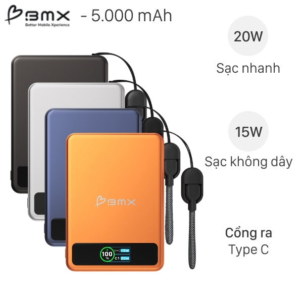 BMX 20W B939 kèm Cáp Type C
