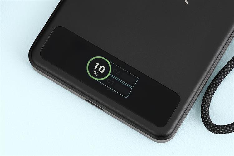 Pin sạc dự phòng Solid-state 5000mAh Không dây Magnetic Qi2 Type C PD 20W BMX B939 kèm Cáp Type C Màu Đen