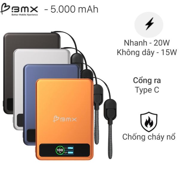 BMX 20W B939 kèm Cáp Type C