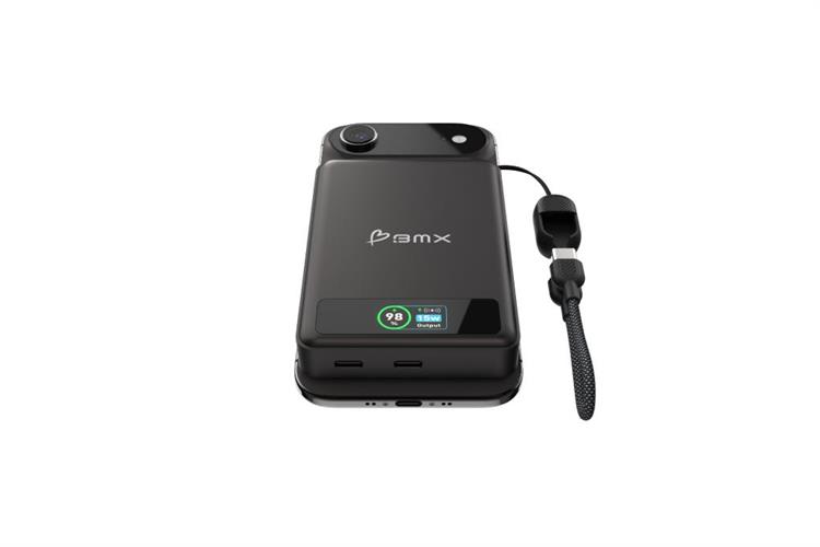 Pin sạc dự phòng Solid-state 10000mAh Không dây Magnetic Qi2 Type C PD 30W BMX B939 kèm Cáp Type C Màu Đen