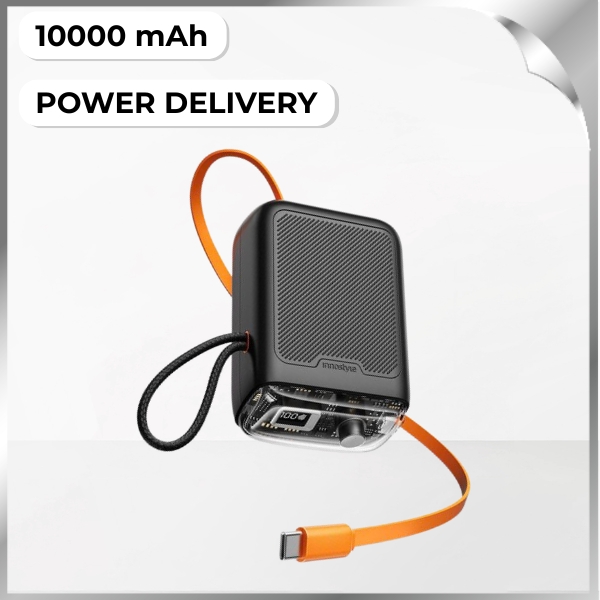 Innostyle 30W TM31BLK kèm cáp Type C - Đen