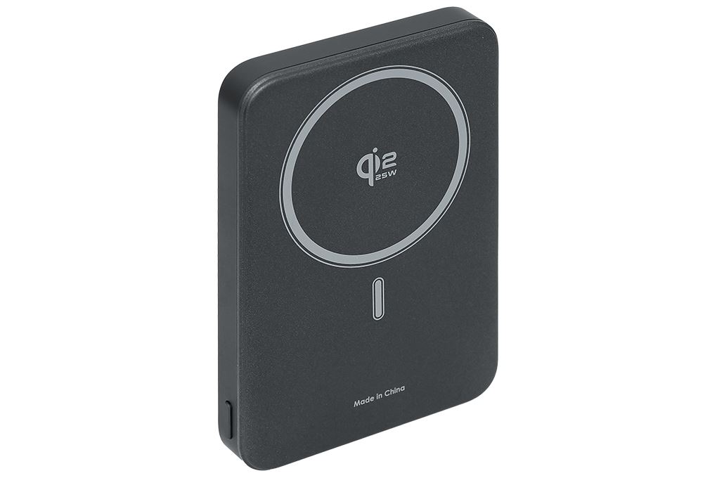 Pin sạc dự phòng Polymer 10000mAh Không dây Magnetic Qi2.2 Type C PD 45W Xmobile JP387 Pro Màu Xám