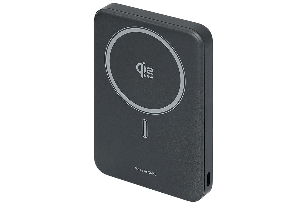 Pin sạc dự phòng Polymer 10000mAh Không dây Magnetic Qi2.2 Type C PD 45W Xmobile JP387 Pro Màu Xám