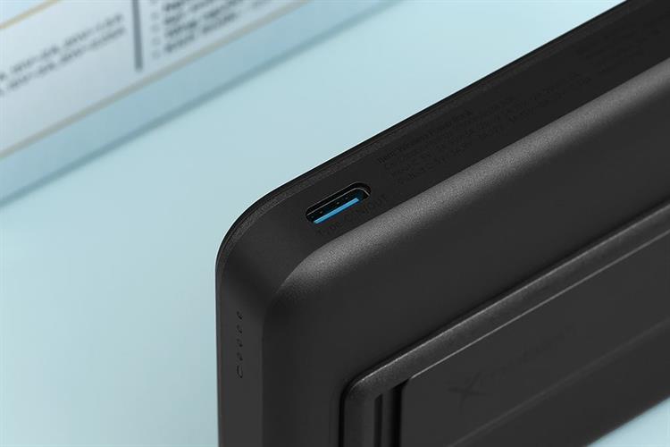 Pin sạc dự phòng Polymer 10000mAh Không dây Magnetic Qi2.2 Type C PD 45W Xmobile JP387 Pro Màu Xám