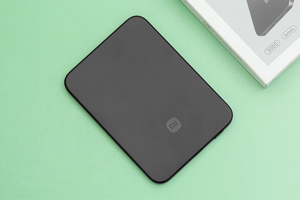 Pin sạc dự phòng 5000mAh Không dây Magnetic Type C PD 22.5W Xiaomi Ultrathin MDY-20-EB Màu Đen