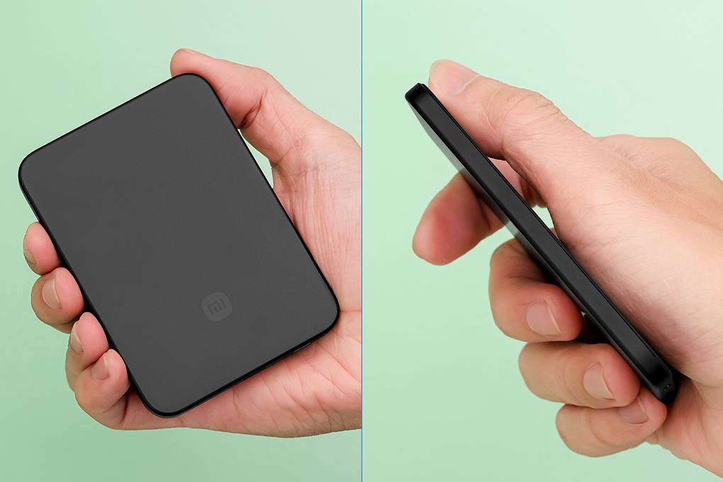 Pin sạc dự phòng 5000mAh Không dây Magnetic Type C PD 22.5W Xiaomi Ultrathin MDY-20-EB Màu Đen