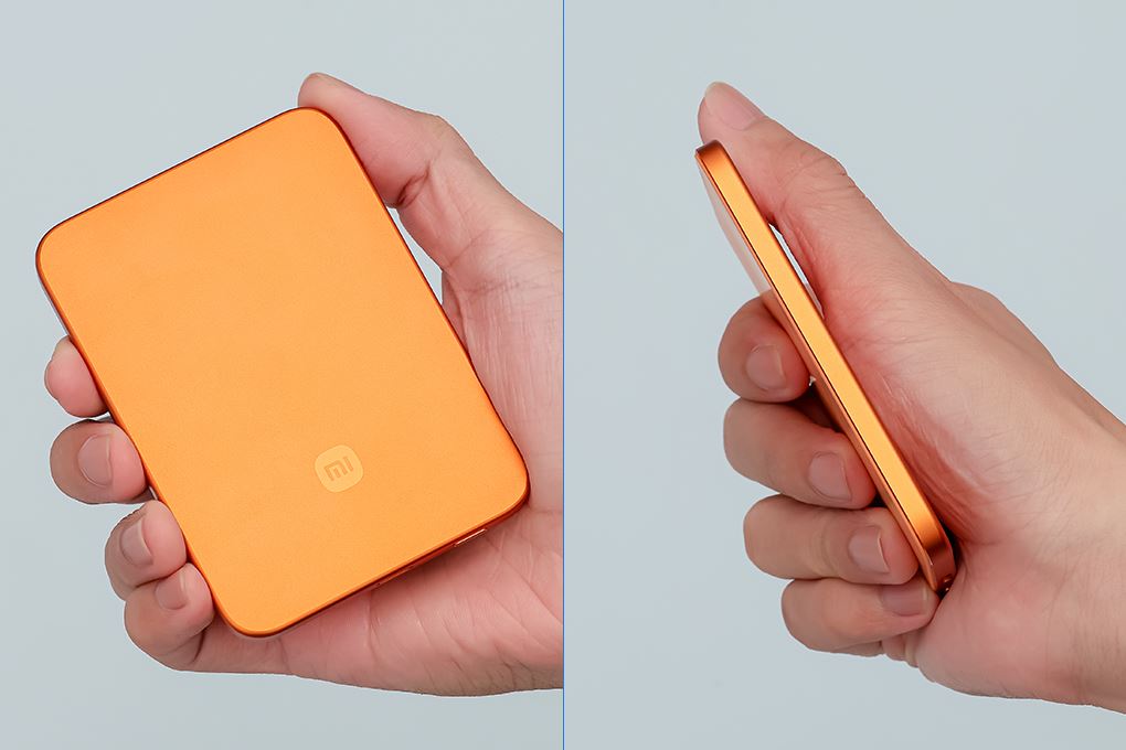 Pin sạc dự phòng 5000mAh Không dây Magnetic Type C PD 22.5W Xiaomi Ultrathin MDY-20-EB Cam Màu Cam
