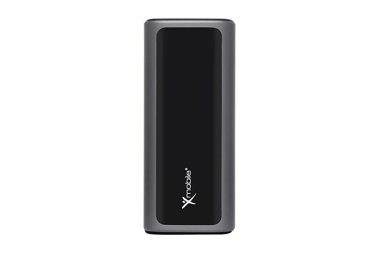Pin sạc dự phòng 20000mAh Type C PD QC 3.0 130W Xmobile TFT JP350 kèm Cáp Dây Rút Type C Màu Xám