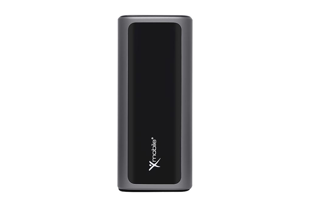 Pin sạc dự phòng 20000mAh Type C PD QC 3.0 130W Xmobile TFT JP350 kèm Cáp Dây Rút Type C Màu Xám