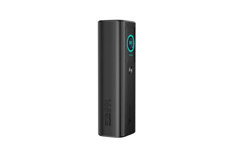 Pin sạc dự phòng 20000mAh Type C PD QC 3.0 165W Xmobile TFT JP365 kèm Cáp Dây Rút Type C Màu Xám