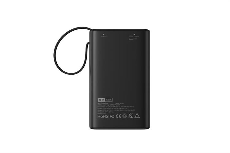 Pin sạc dự phòng Polymer 20000mAh Type C PD QC 3.0 45W Xmobile TFT JP366 kèm Cáp Type C Màu Xám