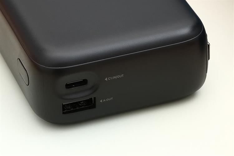 Pin sạc dự phòng Polymer 20000mAh Type C PD QC 3.0 55W Xmobile JP367 kèm Cáp dây rút Type C Màu Đen