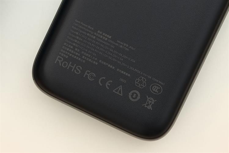 Pin sạc dự phòng Polymer 20000mAh Type C PD QC 3.0 55W Xmobile JP367 kèm Cáp dây rút Type C Màu Đen