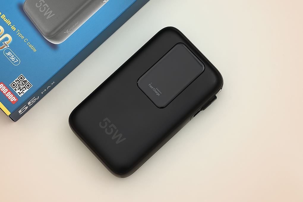 Pin sạc dự phòng Polymer 20000mAh Type C PD QC 3.0 55W Xmobile JP367 kèm Cáp dây rút Type C - 4
