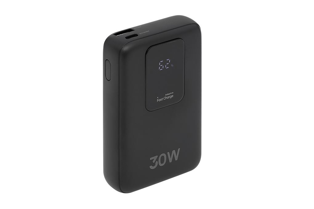 Pin sạc dự phòng Polymer 10000mAh Type C PD QC 3.0 30W Xmobile JP380 kèm Cáp dây rút Type C Màu Đen