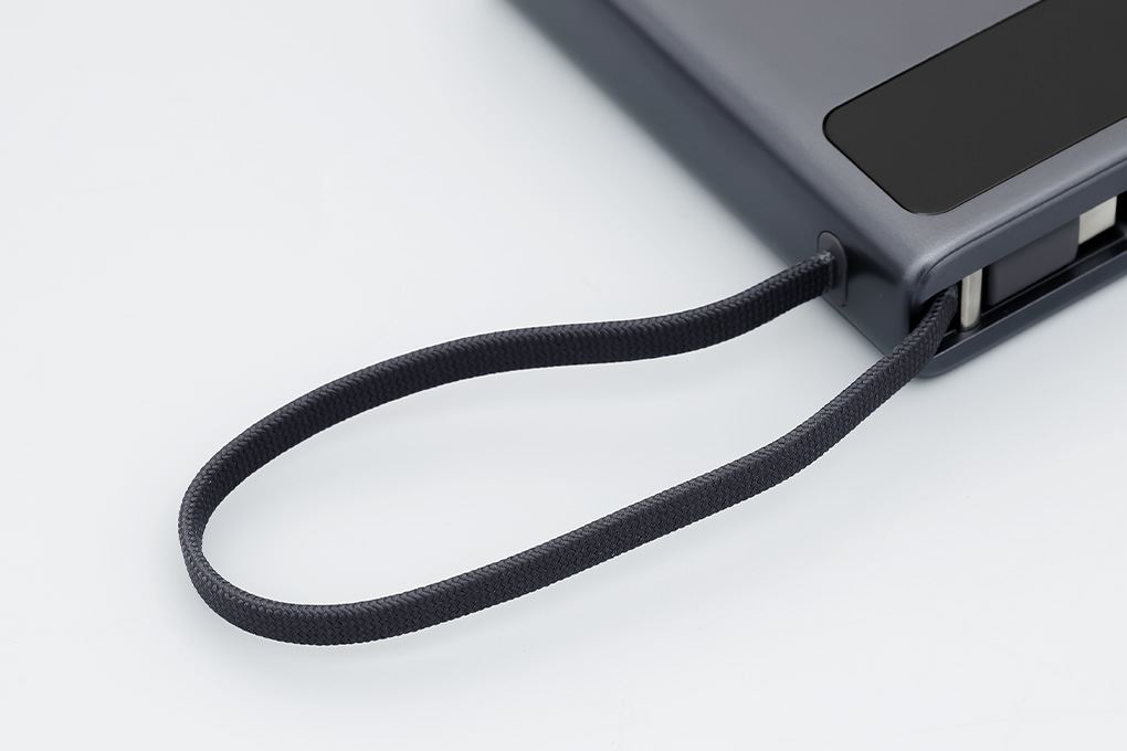 Pin sạc dự phòng Polymer 10000mAh Type C PD QC 3.0 45W Xmobile TFT JP381 kèm Cáp Type C Màu Xám