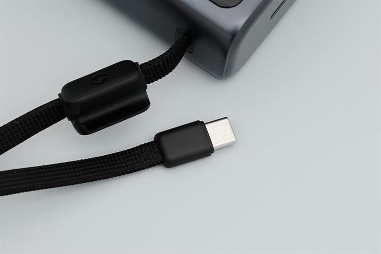 Pin sạc dự phòng Polymer 20000mAh Type C PD QC 3.0 100W Xmobile TFT JP392 kèm Cáp Type C Màu Xám