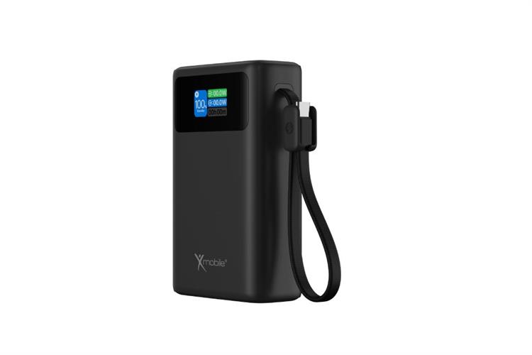 Pin sạc dự phòng Polymer 20000mAh Type C PD QC 3.0 100W Xmobile TFT JP392 kèm Cáp Type C Màu Xám