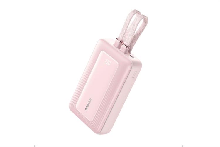 Pin sạc dự phòng Polymer 20000mAh Type C PD QC 3.0 45W Anker Zolo A110M kèm 2 Cáp Type C Màu Hồng