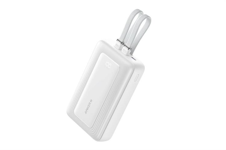 Pin sạc dự phòng Polymer 20000mAh Type C PD QC 3.0 45W Anker Zolo A110M kèm 2 Cáp Type C Màu Trắng